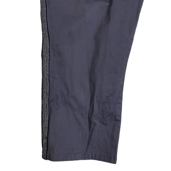 Torrid Denim Gray Utility Crop Pant with Metallic Bar on Sides Size 20 New - Picture 4 of 6